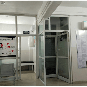Blood centre team and donor support