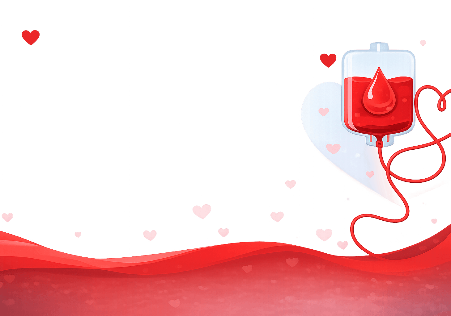 Blood pouch used for donation awareness
